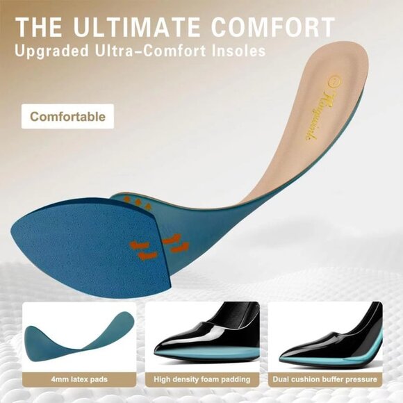 4 Inch Black Womens Pumps High Heels Stiletto Pointed Closed Toe Bridal Shoes - Picture 4 of 8